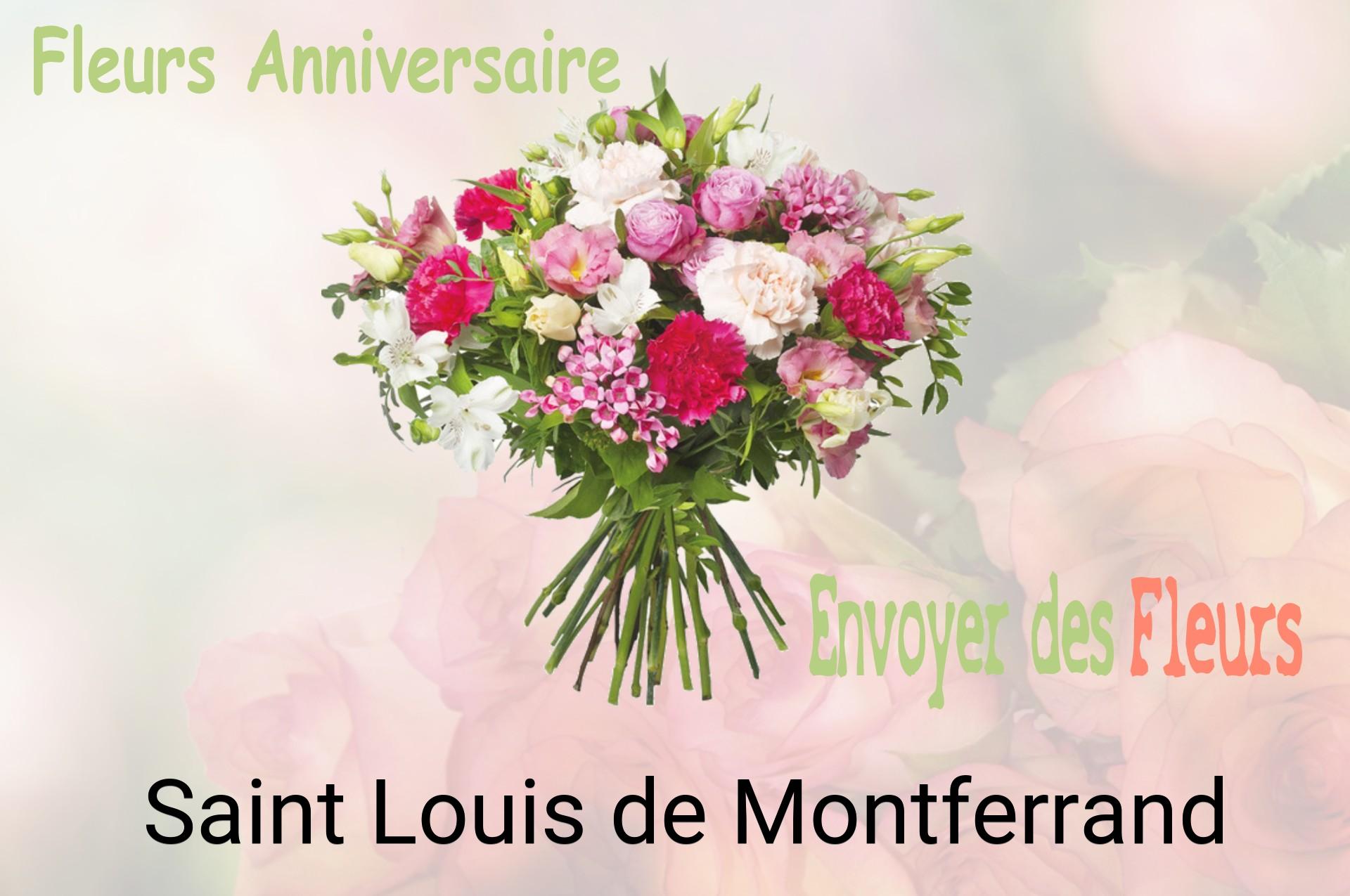 Bouquet de fleurs d’anniversaire livré à Saint-Louis-de-Montferrand