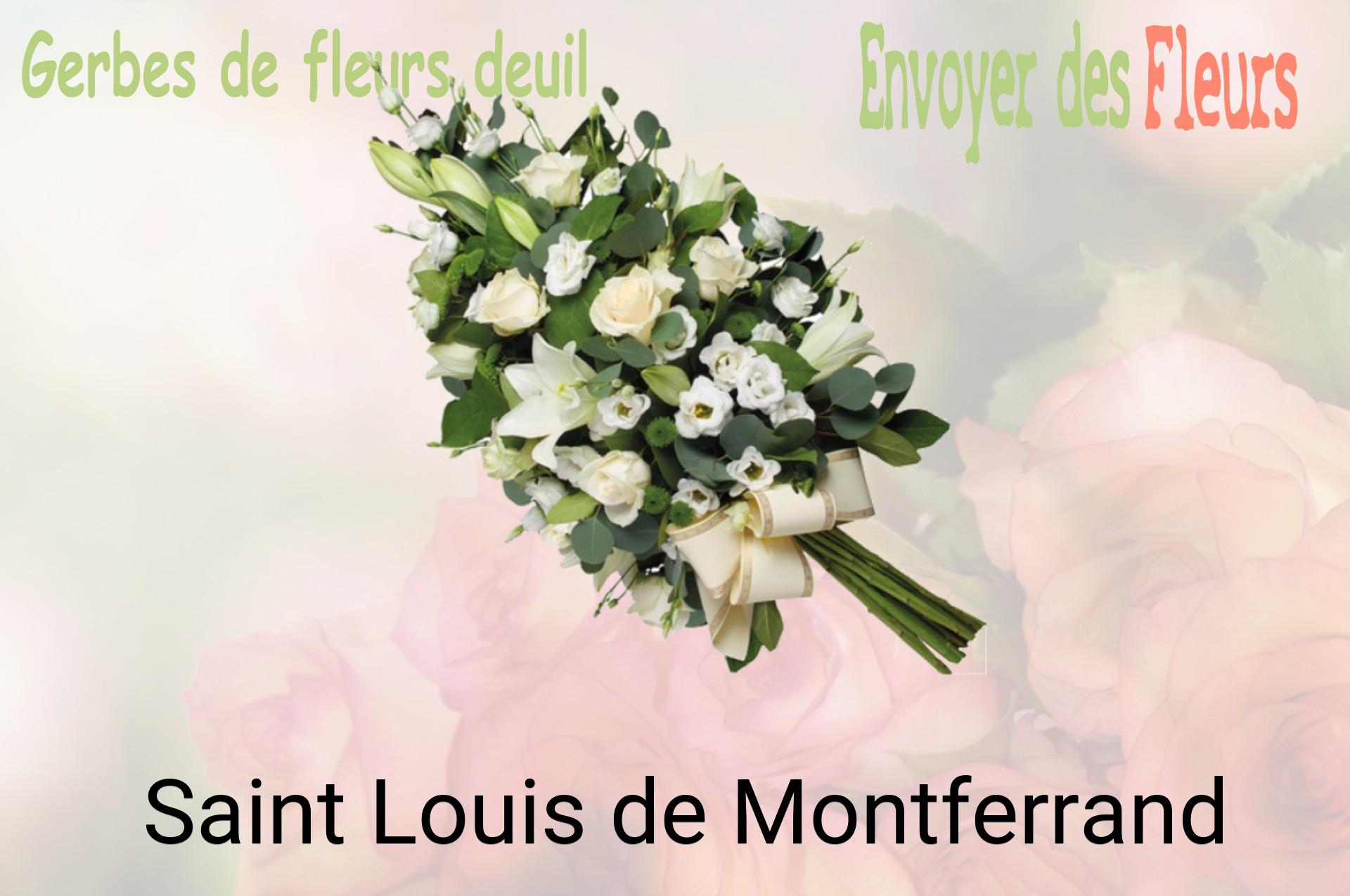 Gerbe de fleurs de deuil livrée à Saint-Louis-de-Montferrand